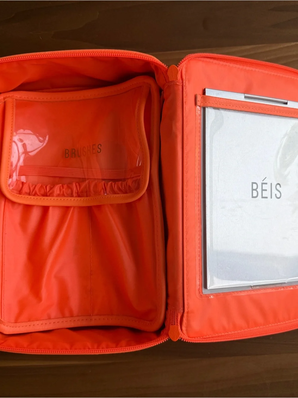 BEIS Creamsicle Cosmetic Case Bright Orange (Retired Shade)